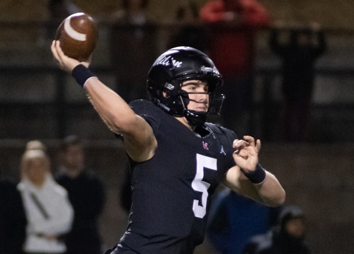 Milton junior quarterback Luke Nickel was unstoppable in Friday's GHSA 7A semifinal win over Grayson, passing for 435-yards and four scores, and rushing for another, to advance the Eagles into the state championship game after the team fell in the semifinals in each of the last two seasons.